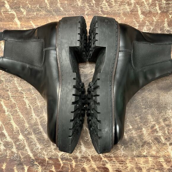 Prada Black Designer Chelsea Boots Nero Black Womens US size 9 PRADA 8 $1490 - Picture 9 of 16